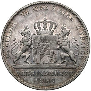 Bavaria, Maximilian II, Dwutalar 1852, Munich