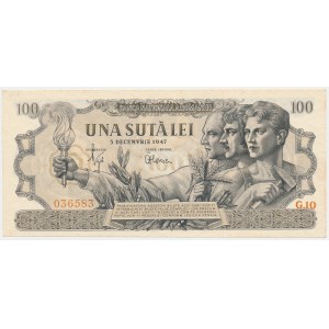 Rumunia, 100 Lei 1947