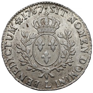 France, Louis XV, Ecu 1767-L, Bayonne