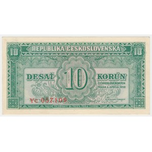 Czechosłowacja, 10 Korun 1950
