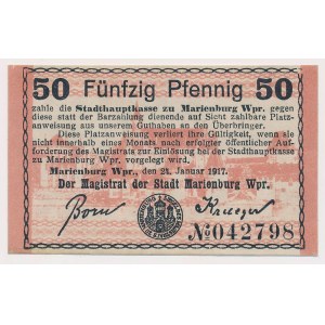 Malbork (Marienburg Wpr.), 50 fenigów 1917