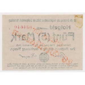 Malbork (Marienburg Wpr.), 20 bn marks PRINTED from 5 mk 1918 - RARE