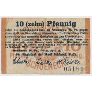Skarszewy (Schoneck), 10 fenig 1917