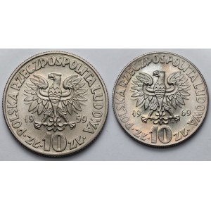 10 oro 1959 e 1969 Copernicus - set (2 pezzi)