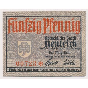 Nowy Staw (Neuteich), 50 fenigów 1921