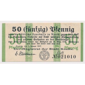 Chojnice (Konitz), 50 fenig 1917