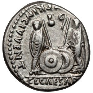 Octavian Augustus (27 B.C.-14 A.D.), Denarius - grandchildren