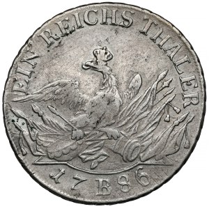Śląsk, Fryderyk II Wielki, Talar 1786-B, Wrocław