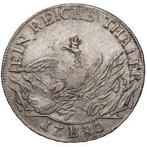Silesia, Frederick II the Great, Thaler 1780-B, Wrocław
