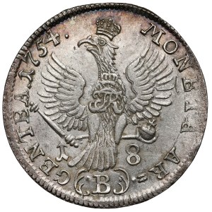 Silesia, Frederick II the Great, Ort 1754-B, Wrocław