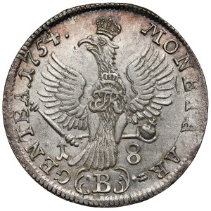 Śląsk, Fryderyk II Wielki, Ort 1754-B, Wrocław
