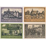 Malbork (Marienburg Wpr.), 3x 50 fenigów i 1 marka - zestaw (4szt)