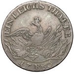 Śląsk, Fryderyk II Wielki, Talar 1783-B, Wrocław