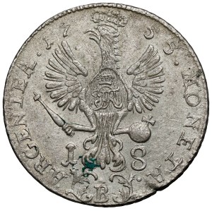 Śląsk, Fryderyk II Wielki, Ort 1755-B, Wrocław