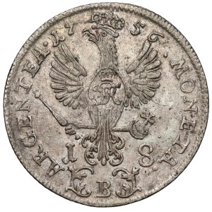 Slezsko, Fridrich II. velký, Ort 1756-B, Wrocław