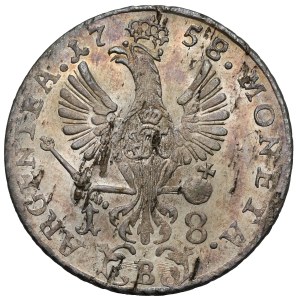Śląsk, Fryderyk II Wielki, Ort 1758-B, Wrocław