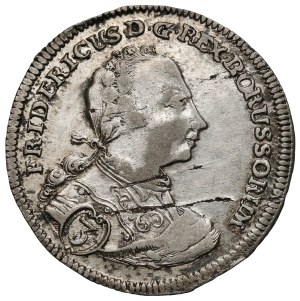 Śląsk, Fryderyk II Wielki, 3 krajcary 1743 AHE, Wrocław
