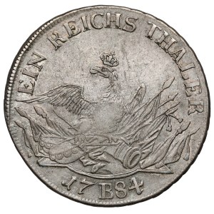 Śląsk, Fryderyk II Wielki, Talar 1784-B, Wrocław