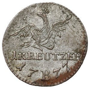 Silesia, Frederick II the Great, Krajcar 1777-B, Wrocław