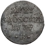 Śląsk, Fryderyk II Wielki, 2 greszle 1774-B, Wrocław