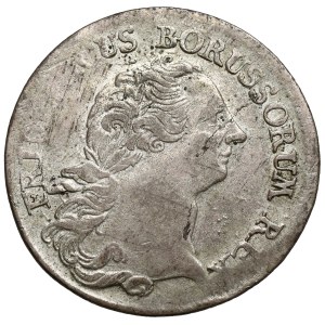 Silesia, Frederick II the Great, 1/3 thaler 1768-B, Wrocław