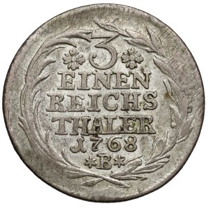 Silesia, Frederick II the Great, 1/3 thaler 1768-B, Wrocław