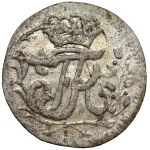 Śląsk, Fryderyk II Wielki, Krajcar 1752-B, Wrocław - MONOGRAM