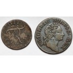 Śląsk, Fryderyk II Wielki, 1-2 greszle 1771, Wrocław - zestaw (2szt)