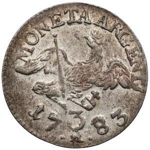 Prusy, Friedrich II, 3 grosze 1783-A, Berlin