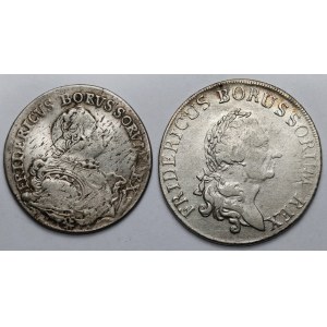 Silesia, Ort 1752 and 1/3 thaler 1775, Wroclaw - set (2pcs)