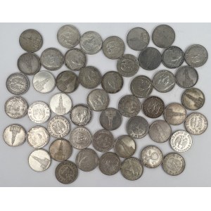 Germany, 5 marks Church and Hindenburg - SILVER - package (49pcs)