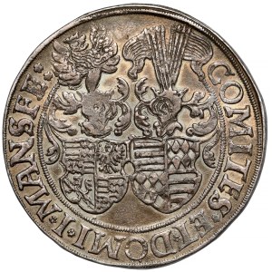 Mansfeld, Johann Georg I, Peter Ernst I, Christoph II (1559-1566) Thaler without date, Eisleben