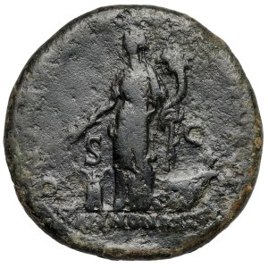 Hadrián (117-138 n. l.) Sesterc, Řím