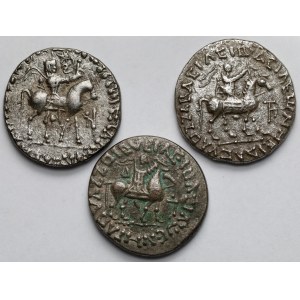 Greece, Indo-Scythians, Tetradrachms - set (3pcs)