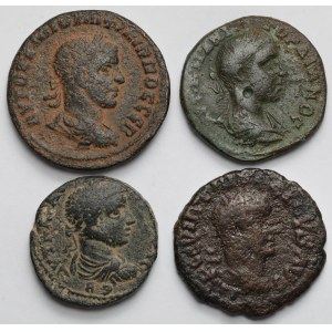 Roman Empire, Provincial bronzes - set (4pcs)