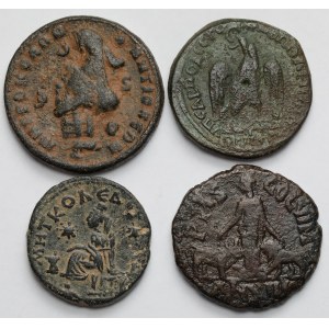 Roman Empire, Provincial bronzes - set (4pcs)