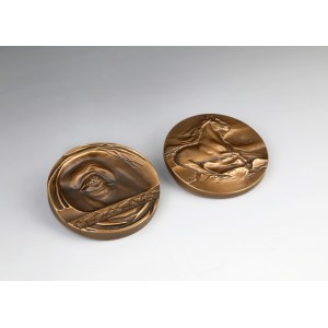 Folded Medal Year of the Horse (Anna Wątróbska-Wdowiarska)
