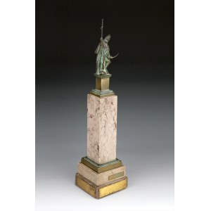 Sculpture of the Sigismund's Column in Warsaw - Wl. Miecznik