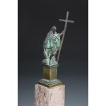 Sculpture of the Sigismund's Column in Warsaw - Wl. Miecznik