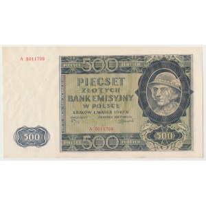 500 złotych 1940 - A