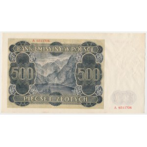 500 złotych 1940 - A