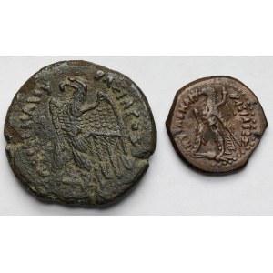 Grécko, Egypt, Ptolemaiovci, Bronzy - sada (2ks)