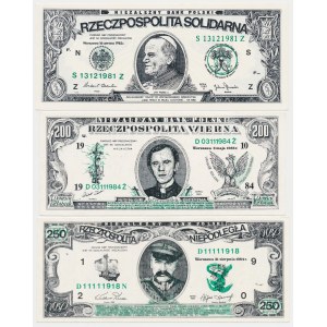 Solidarity, Solidary, Faithful and Independent Republic - set (3pcs)