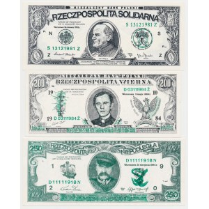 Solidarity, Solidary, Faithful and Independent Republic - set (3pcs)