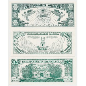Solidarity, Solidary, Faithful and Independent Republic - set (3pcs)