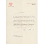 Letter from the Primate of Poland, Cardinal Stefan Wyszynski 1967
