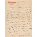 Letter from Jerzy Urban - written under his pseudonym Jan Rem