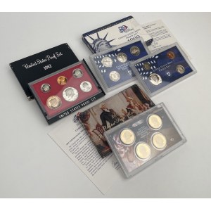 USA, Proof Set 1982, 1999 and Presidential $1 Proof set - set (3pcs)