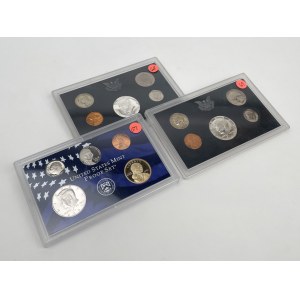 USA, serie di prove 1968, 1969 e 2007 - S - set (3 pezzi)
