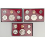 USA, Proof Set 1974, 1975 and 1976 - S - set (3pcs)